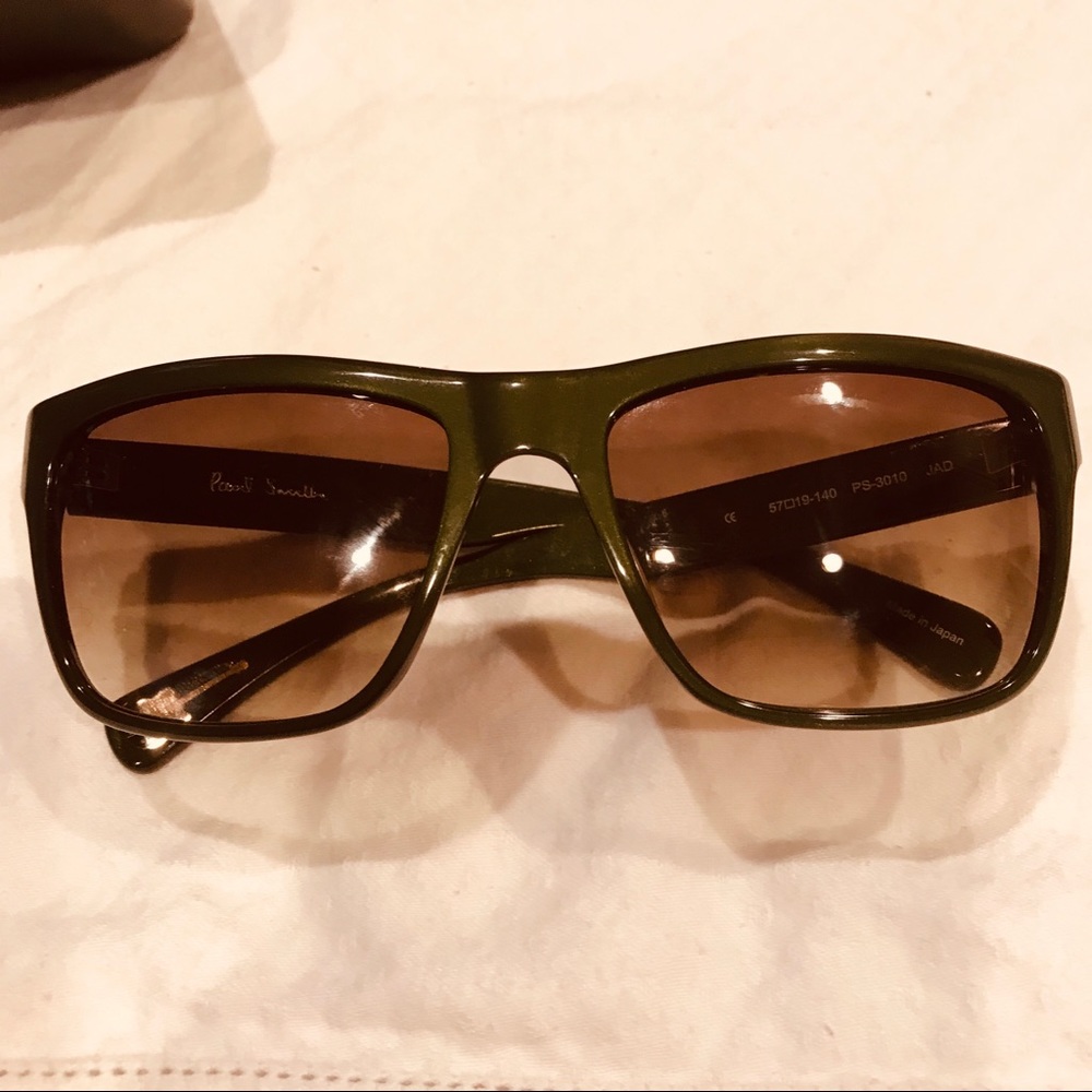 Paul Smith ‘Rockley’ Sunglasses-Green